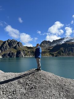 Foto de Felix Gschossmann a lo largo del recorrido