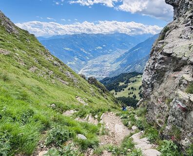 Zdjęcie z Eva Theiß wzdłuż trasy