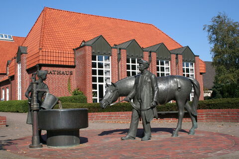 Brunnen am Rathaus Langwedel