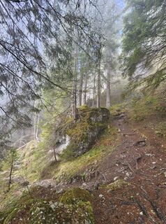 Photo de Florian le long du parcours