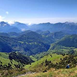 Der Ausblick ins Tagliamento-Tal