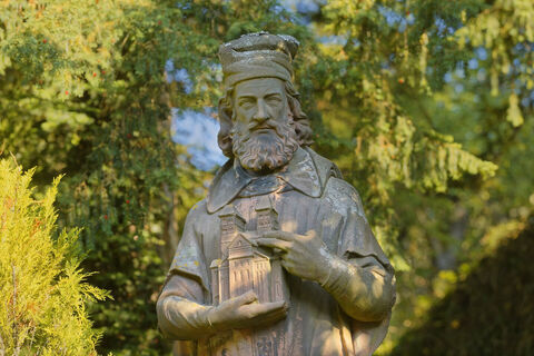 Abteikirche St. Leodegar Murbach, Gründer Pirmin