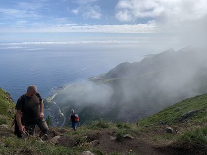 Foto von Toni Lerda entlang der Tour