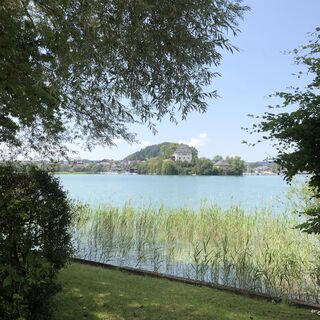 Ausblick auf das Schloss Mattsee