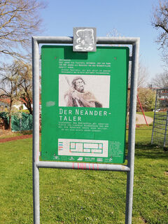 Iggingen Schild Neandertaler