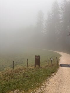 Foto von Heinz Sperl entlang der Tour
