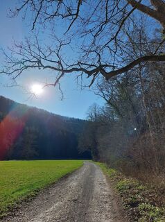 Zdjęcie z Sabrina Hackel wzdłuż trasy