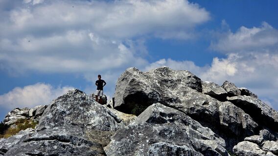 Photo de Danijel Sorola le long du parcours