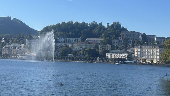 Foto de Ewald Kahlhofer a lo largo del recorrido