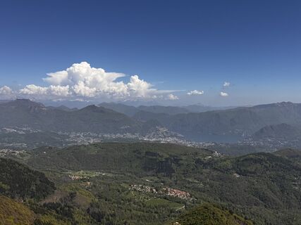 Photo de Fabio Rossini le long du parcours
