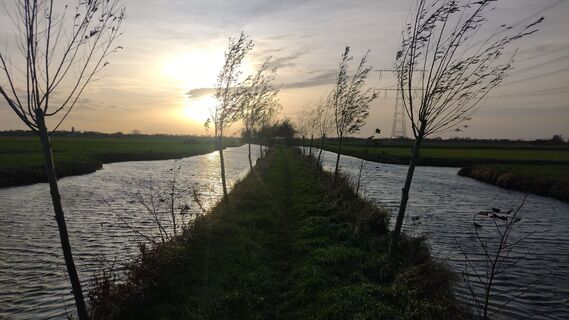 Photo de Peter Fasol le long du parcours