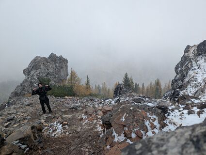 Fotografia z Artem Groza na trase