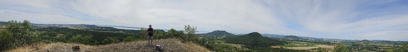 Foto de Aliz Karácsonyi a lo largo del recorrido