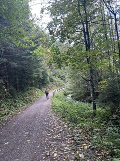 Foto von Martina Wolke entlang der Tour