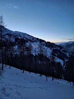 Fotografia z Dagmar Hofer na trase