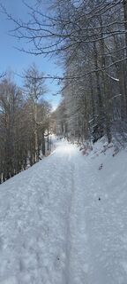 Foto de veronika bozic a lo largo del recorrido