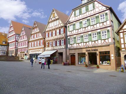 Bunte Fachwerkhäuser in Calw