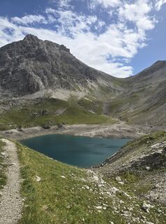 Foto de Katharina Genschel a lo largo del recorrido