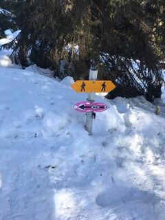 Schneeschuhweg Orzival, St-Jean - Mayoux