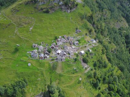 Wanderweg aus der keltischen Zeit im Malvagliatal