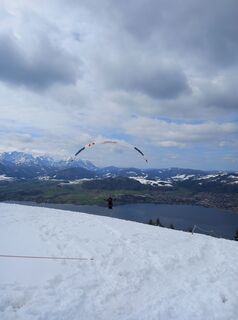 Fotografia z Elfriede Thanecker na trase