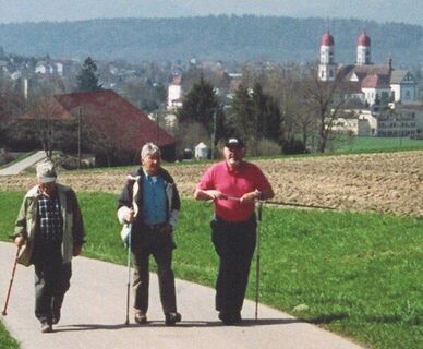 Die Route führt am Kloster St. Urban vorbei