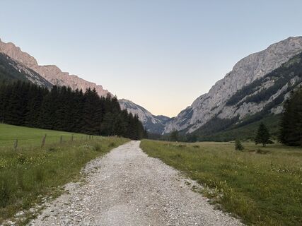 Foto von Luciano entlang der Tour