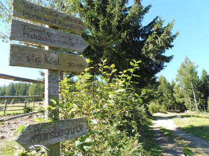 Wegweiser MTB 2 Grünhüttentour