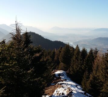 Aussicht nach Westen Richtung Dobratsch