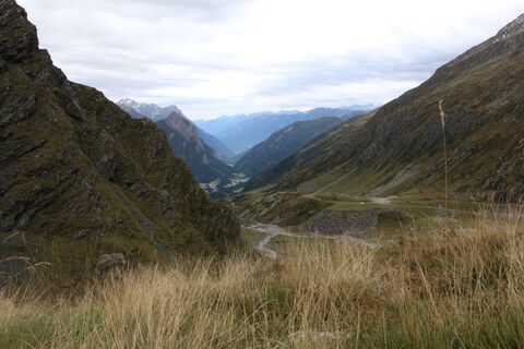 Aussicht von Scaletta Hütte
