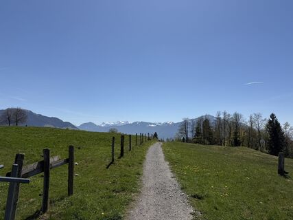 Photo de Astrid le long du parcours