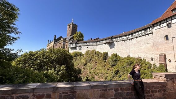 Foto von Stefan Aust entlang der Tour