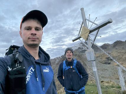 Foto de Sven Reiter a lo largo del recorrido