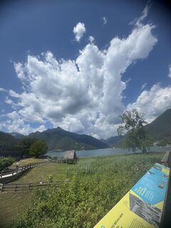 Foto von Nataša Jevsnik entlang der Tour