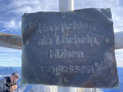 Foto von Helga Albrechtová entlang der Tour