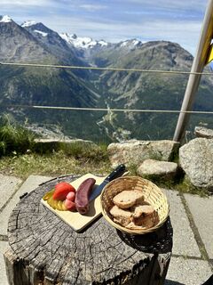 Foto von Sarah Jordi entlang der Tour