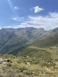 Foto de Dietrich Pinhammer a lo largo del recorrido