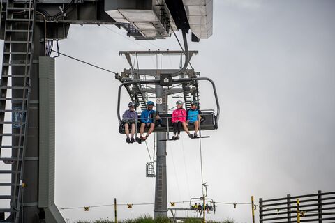 Bequemer Transport auf den Piz Mundaun