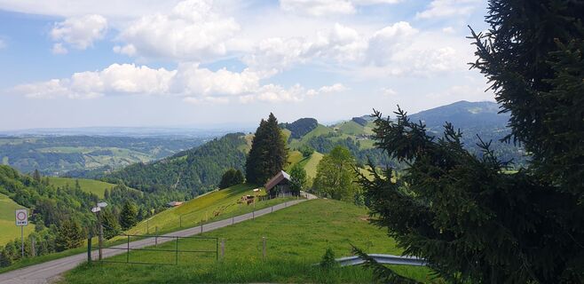 Foto von Hans-Rudolf Held entlang der Tour
