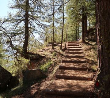 Auf dem meditativen Rundweg