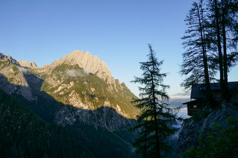 Los gehts bei der Dolomitenhütte