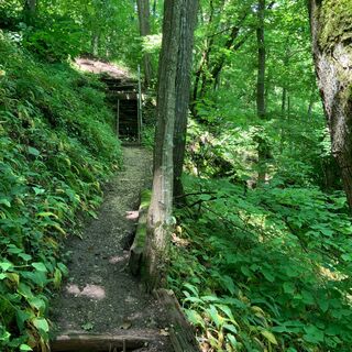 Weg entlang der Route