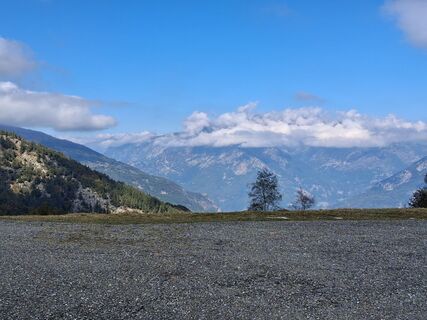 Foto von Claudio Dainese entlang der Tour