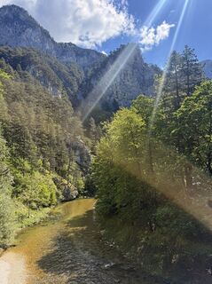 Foto von Silke Szmolyan entlang der Tour