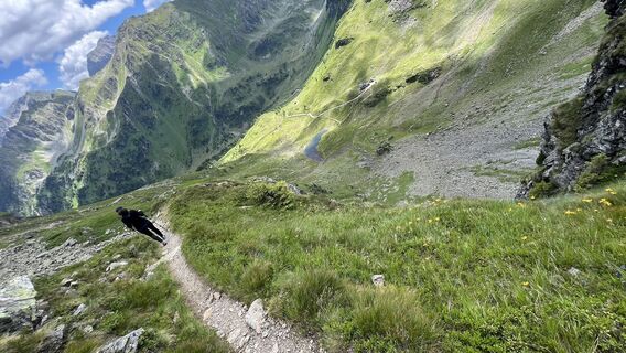 Foto de Benjamin Bachler a lo largo del recorrido
