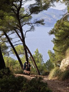 Foto de Andreas Schlosser a lo largo del recorrido