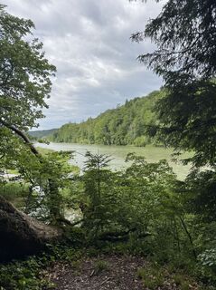 Foto von Denise Miller entlang der Tour