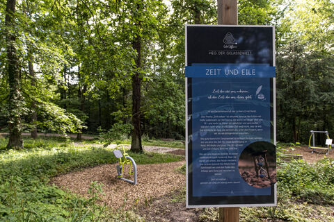 Thementafel Zeit und Eile