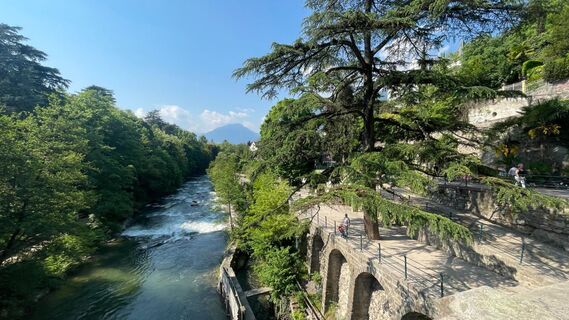 Foto von Eva Maria Groß entlang der Tour