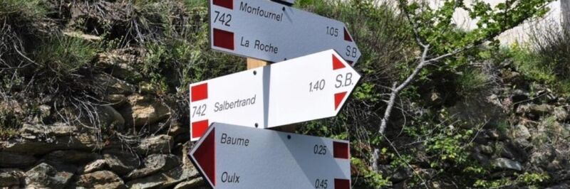 Salbertrand in Richtung Jafferau